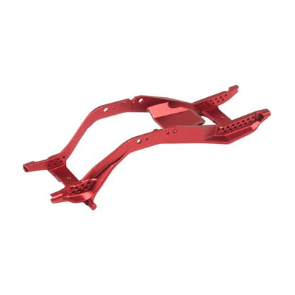 Hobby Details Aluminum Rear Axle Gear Box Skid Link Wheel Upgrade Set for 1/30 Axial SCX30 Jeep Wrangler RC Cars, Red (Chassis Stock Body) - color: Chassis Stock Body