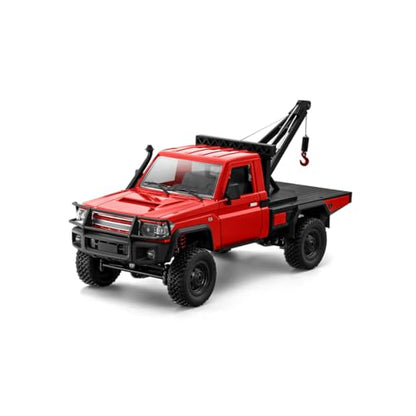 RC Truck 1/12 RC Rock Crawler 4x4 Remote Control Pickup Off Road RTR 2.4GHz All Terrain Proportional Throttle Steering for Adult MN-82T - color: Red