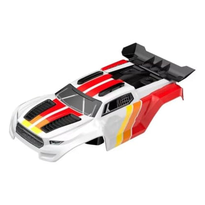 Shell Bumper Upgrades Modify Repair Parts Accessories for MJX 18208 1/18 | RC Car Upgrades Modify Repair Parts with complete kit full chassis rebuild and performance tuning - color: Red