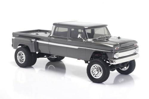 Helidirect CEN Racing Sicario 1/10 RTR 4WD Custom Dually RC Truck DL-Series - Remote Control Car for Adults, Waterproof and All Terrain Capabilities - 1/10 Scale RTR (Grey Titanium) - color: Grey Titanium