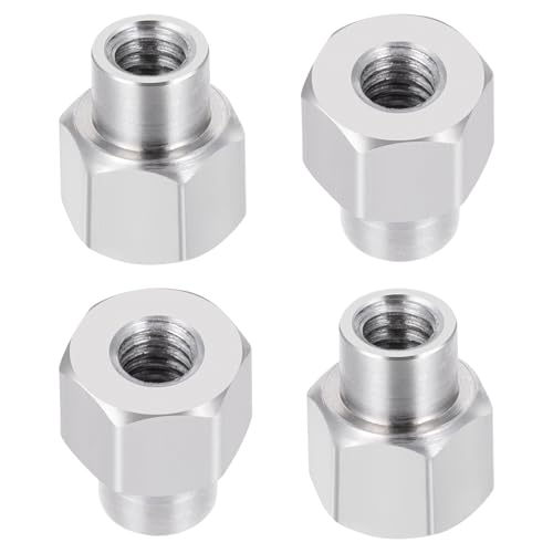 12Pcs 2/3/5mm Long Wheel Nuts M2 | For Axial AX24 SCX24 1/24, RC Crawler Car, Upgrade Parts