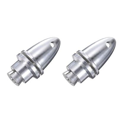 MECCANIXITY RC Plane Airplane Spinners Propeller Adapter, 3.17mm Extrusion Propeller Adapter Saver for Shaft Brushless Motor Speed Controllers, Pack of 2 - size: 3.17mm