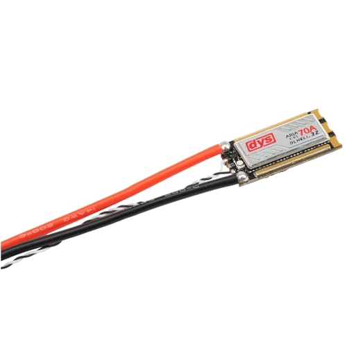 DYS Brushless ESC 70A BLHeli_32bit 3-6S Dshot1200 Built-in Current Meter Sensor for RC Drone Quadcopter (Arai 70A)