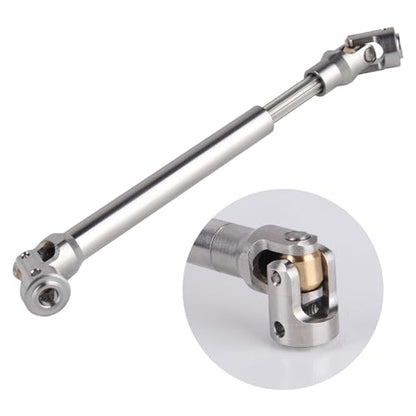 2pcs Hobbyfire 1/10 RC Crawler Drive Shafts Stainless Steel Universal Joint Driveshaft for Axial SCX10 II III Traxxas TRX4 Redcat Gen8 Gen7 Element Upgrades Parts(127-193mm) - style: 127-193mm