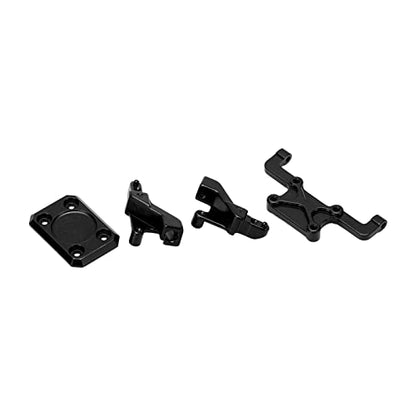 RC Rear Body Shell Mount, Aluminum Construction for Enhanced Durability, Aluminum Rear Car Body Mount Post Kit, Black Color, 1/24 Scale for RC Car Enthusiasts, Custom Builds, and Racing Repairs