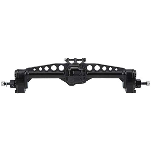 RC Car Metal Rear Portal Axle Assembly for 1/10 SCX10 III RC Crawler Accessories (Black) - color: Black