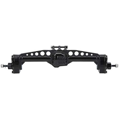 RC Car Metal Rear Portal Axle Assembly for 1/10 SCX10 III RC Crawler Accessories (Black) - color: Black