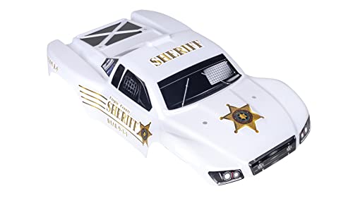 Sticker Police Sheriff Style W RC Car Truck Decal fit Most 1/10 1/8 Scale