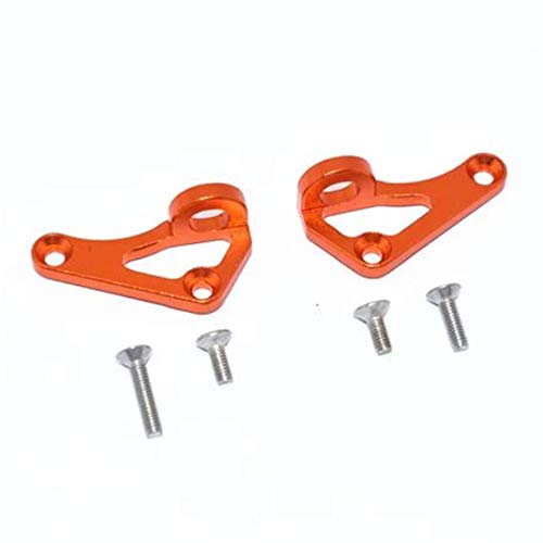 GPM AXIAL SCX10 III Wrangler AXI03007 Aluminum Front Body Post Mount -6PC Set (Orange)
