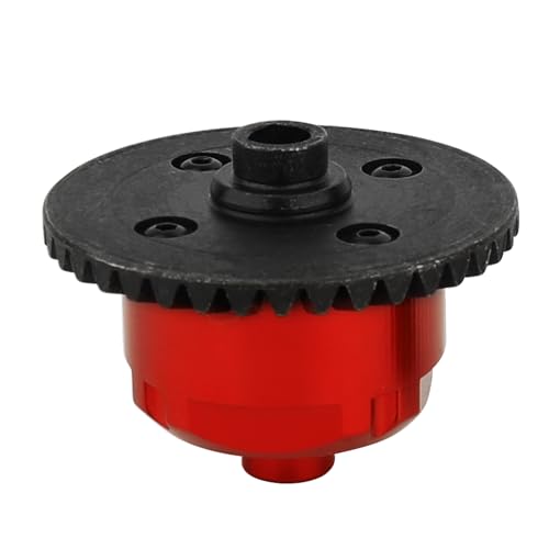 Metal Differential Gear Set for Tamiya TT-02 TT-02B TT02 TT02B 1/10 RC Toys Car Upgrade Parts (red) - color: Red
