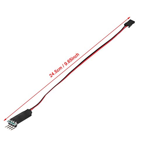 Pilipane 3 Channel Light Control System and Remote Control Car Light Switch, RC Car LED Lamp Control Panel, Boost Regulator for RC Lights