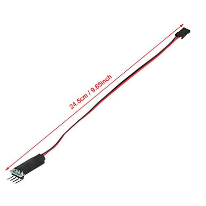 Pilipane 3 Channel Light Control System and Remote Control Car Light Switch, RC Car LED Lamp Control Panel, Boost Regulator for RC Lights