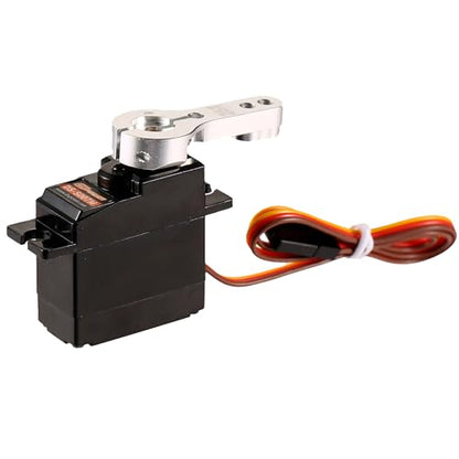 21G Mini Servo Micro Servo with 25T Arm,Digital Servo Full Metal Gear for 1/18 1/16 1/14 RC Crawler Car,Truck, Boat Airplane Robot Upgrade Parts