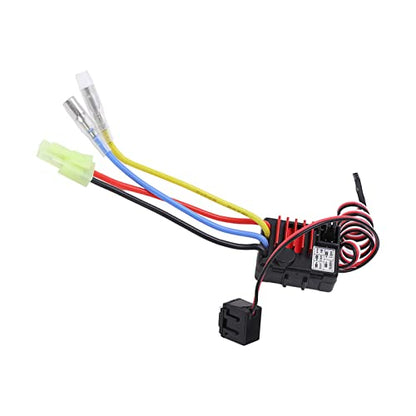 RC 25A Brushed ESC, Waterproof Integrated Design with Multiple Protection Functions and Durable Material, for 1/18 1/24 RC Car Electric RVs Truck Climbing Car Tank
