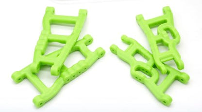 OGRC Plastic Front & Rear Suspension A-Arms for 1/10 Traxxas Slash 2WD | Suspension Arms for Traxxas Slash 2WD Nitro Slash/Rustler #2555 3631, Green - color: Green