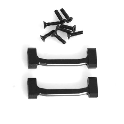 Aluminum Shocks Bracket Reinforcement Mount RC Upgraded Parts for LOSI 1/18 Mini LMT 4X4 Brushed Monster Truck RTR-LOS01026 RC Car, Black - color: Black Reinforcement Mount