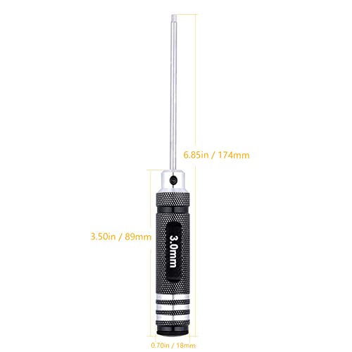 RC Hex Screwdriver Set 7pcs & Aluminum RC Car Repair Work Stand RC Screws Kit for 1/8 1/10 1/12 1/16 1/18 RC Cars