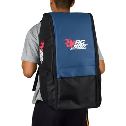  RC Backpack,RC Car Storage Bag,Multi Pockets Duffel Bag Carrying Case for 1/8 & 1/10 RC Car SCX10 Capra Wrangler TRX4 E-REVO VS4 BRX01 TF2 D90 CC01 YK4082 RGT EX8619 (Blue) - color: Blue