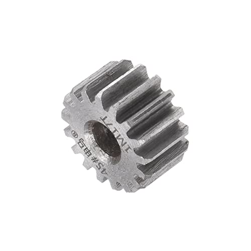HARFINGTON Straight Spur Gear 6mm Bore 17T Mod-1 Hardened 45# Steel Spur Diff Differential Motor Gear RC Car Replacement Parts - style: 17T