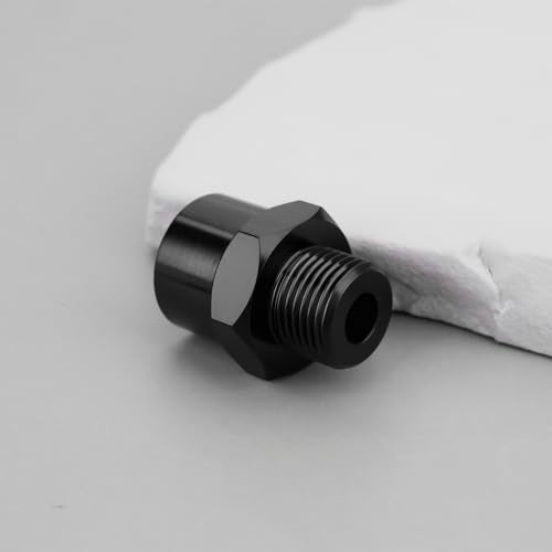 1 Set 12mm to 17mm Wheel Hex Hub Adapter Extension Conversion for 1/10 RC Car Upgrade Parts Black - color: Black
