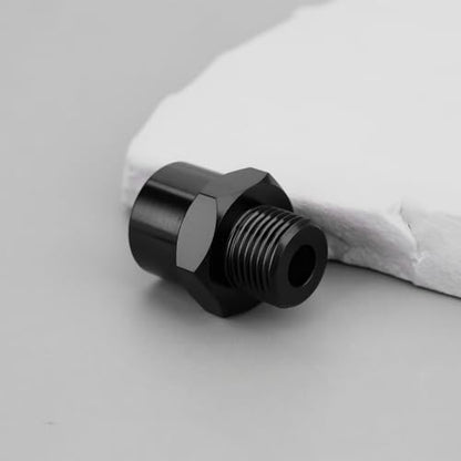 1 Set 12mm to 17mm Wheel Hex Hub Adapter Extension Conversion for 1/10 RC Car Upgrade Parts Black - color: Black