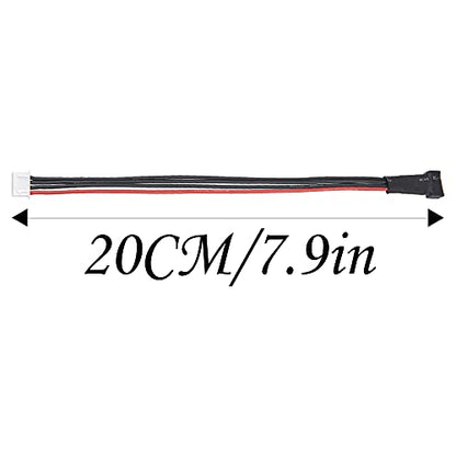 5Pcs ShareGoo 20CM JST-XH Balance Plug Charging Extension Wire Cable 22AWG for RC Car FPV Boat LiPo Battery Balance Charging (4Pin for 3S) - style: 4Pin for 3S