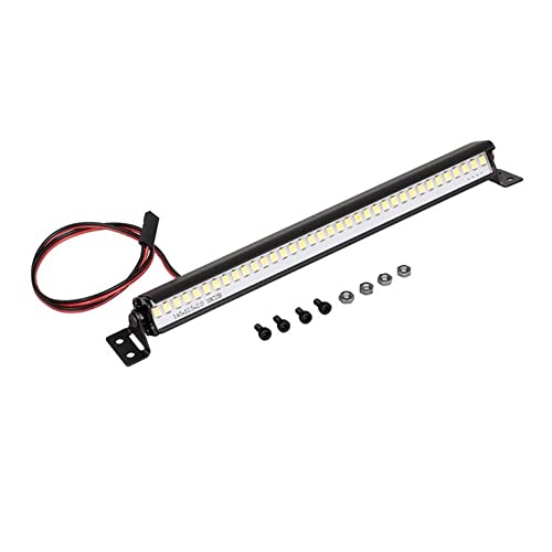 Barra de luz LED de techo de Metal Rock Crawler, accesorios de repuesto para 1/10 RTX4 D90 SCX10 ii GEN8 RC Crawler|Parts & Accessories| -