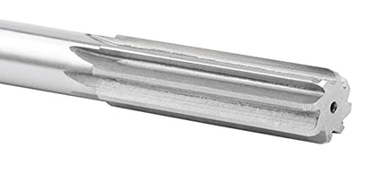 Accusize Industrial Tools 16.0 mm H.S.S. M2 Straight Shank Straight Flute Chucking Reamers, Right Hand, 14.4 mm Shank Dia, 8 Flute, 9'' Oal, 0400-5160 - size: 16.0 mm