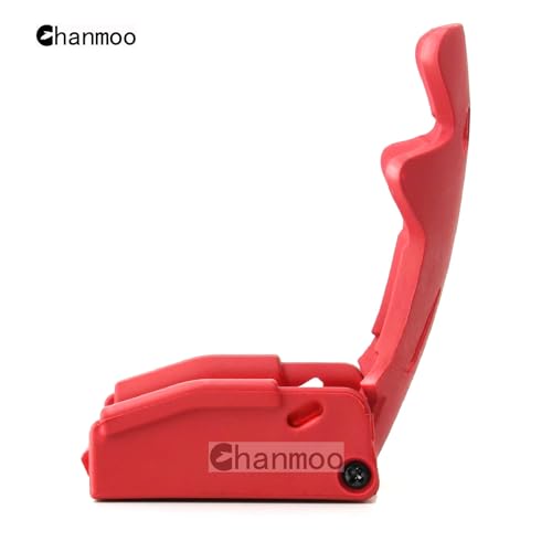 1/10 RC Crawler Car Toy Seats Simulation Plastic Chair Accessories for 1:10 Scale RC Rock Crawler Buggy Truck Car Traxxas TRX4 Axial SCX10 II 90046 RC4WD D90 D110 TF2 Tamiya Gen8 2Pcs (Red A) - color: Red a