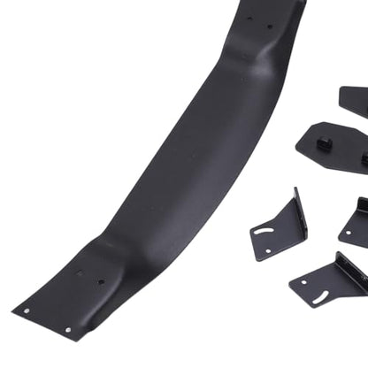 Aluminum Alloy Rear Spoiler Wing for 1/10 RC Racing Drift Car – Reduces Air Resistance, Enhances Stability, Easy Install, Black Powder Coat Finish