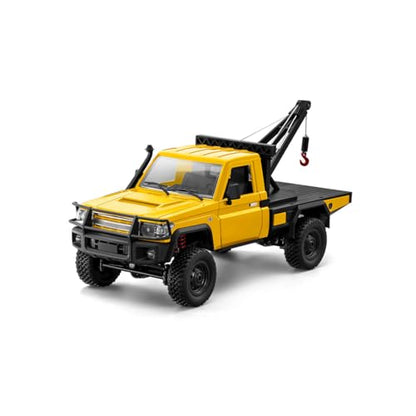 RC Truck 1/12 RC Rock Crawler 4x4 Remote Control Pickup Off Road RTR 2.4GHz All Terrain Proportional Throttle Steering for Adult MN-82T - color: Yellow