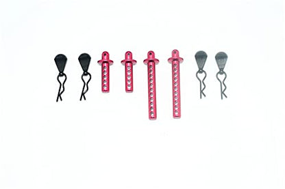 Element RC-1/10 Enduro SENDERO Aluminum Front+Rear Body Post -8PC Set