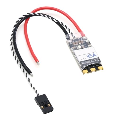 BLHeli_32bit AM32 35A Brushless ESC 35amp 3S-6S Dshot1200 Built-in Current Meter Sensor for RC Models Quadcopter (35A) - size: 35A