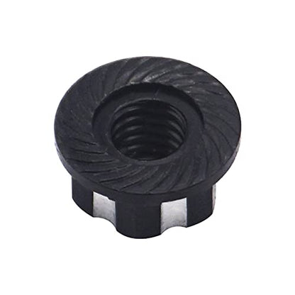 4Pcs Hexagonal Nuts, M4 Aluminum Alloy RC Wheel Hex Nuts Compatible with HSP Sakura D3 D4 1/10 RC Car (Black) - color: Black
