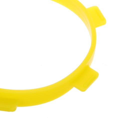 HANABASS Rc Tire Mounting Tool with Rubber Bands for Remote Control Cars and Short Trucks Yellow Rc Tire Glue Accessory for Off-Road and Electric Vehicle and Mounting
