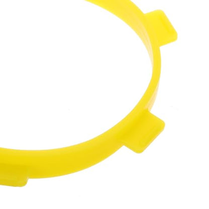 HANABASS Rc Tire Mounting Tool with Rubber Bands for Remote Control Cars and Short Trucks Yellow Rc Tire Glue Accessory for Off-Road and Electric Vehicle and Mounting