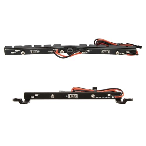 MEUS RACING RC LED Lights Roof Light Bar Tail Light Kit for Vanquish H10 Optic Sparco Yokohama RTR 1/10 RC Crawler Upgrades Parts