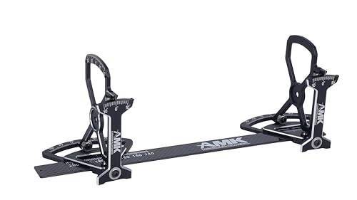 AMK 4D RC Car Chassis Setup System for 1/10 Touring Cars, Precision Setup Tool for Camber, Toe, Caster & Steering Angle with Storage Case