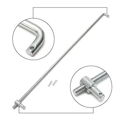 Throttle Rod Throttle Linkage Universal Car Clip Accelerator Adjustable | 14.96” for Camaro 1967-1969 | for Nova 1968-1969 | for Chevelle & for El Camino 1964-1969