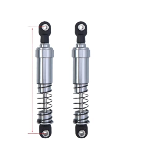 75mm-115mm Aluminum Big Bore Shocks With Oil Filled For 1/10 RC Crawler Cheater Rigs 90046(105mm 2Pcs) - color: 105mm 2Pcs