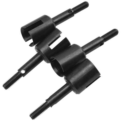 Steel RC Drive Shaft Dogbone Diff Joint Wheel Stub Axle Compatible with Tamiya TT01 TT02 RC Car