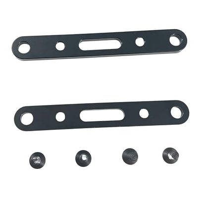 Suspension Arm Mount Set for ARRMA Mojave 4X4 4S BLX RC Truck (Black) | Aluminum Alloy,Front,Rear,1/8 Scale,ARA320589 Compatible,ARA320590 Compatible,CNC Machined,High Strength,Precision Fit - color: Black