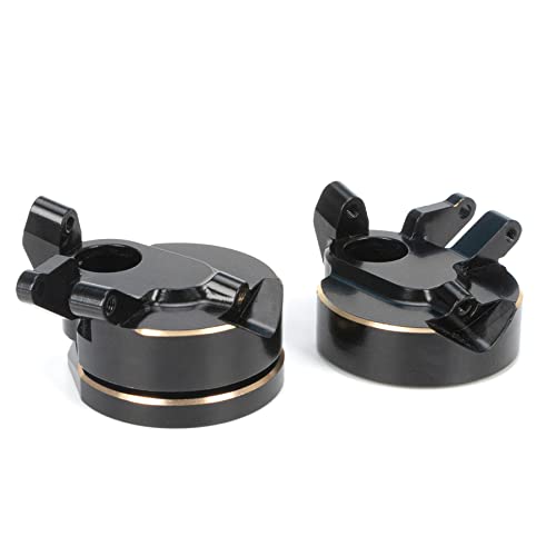 1/10 Capra Brass Counter Weight Axle Housing Black Coating for Axial Capra RC Crawler 1/10 SCX10 III Capra Unlimited Trail Buggy UTB10 RTR 1.9 4WS Upgrade Part (E- 3-in-1 Capra Brass Part) - color: E- 3-in-1 Utb10 Brass