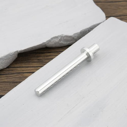4Pcs RC Car Body Posts Mount Holder Column 1/10 RC Crawler Cars Parts Aluminum Body Post Mounts Compatible with Axial SCX10 90046 RC4WD D9 Silver - color: silver
