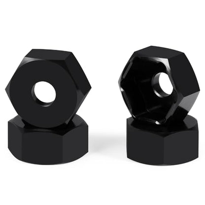 MOHERO 4Pcs 10mm to 12mm Wheel Hex Hub Adapters Combiner Aluminum Wheel Spacers for 1/10 Yokomo RC Drift Car Upgrade Parts