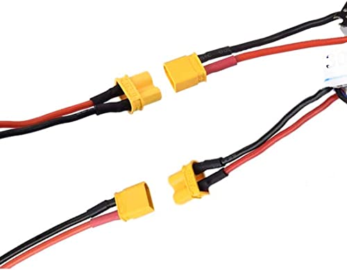 5Pairs XT30 Plug Male Female Connector with 100mm 16AWG Silicone Wire for RC LiPo Battery FPV Drone - style: XT30