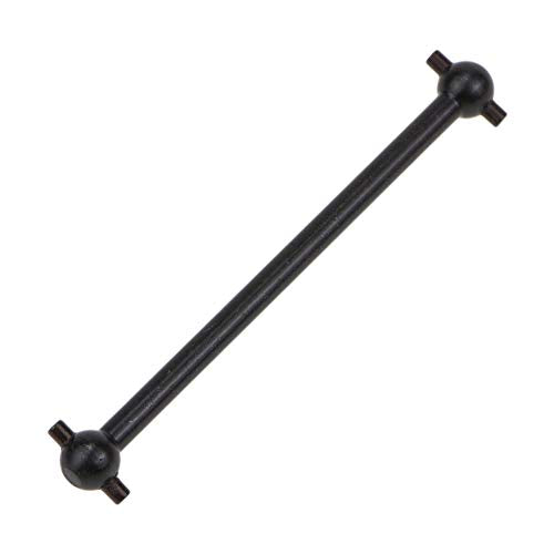 Front/Rear Center Driving Dogbone Shaft 08061 63MM #45 Steel Silver Iron Black for 1/10 RC Hobby Model Car HPI HSP,COJOYS,4PCS (Black)