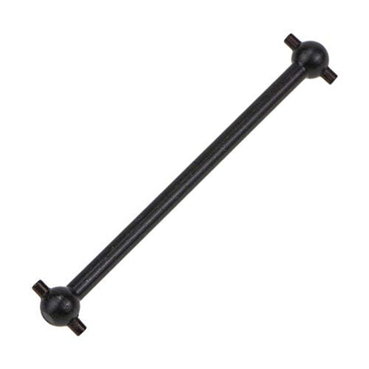 Front/Rear Center Driving Dogbone Shaft 08061 63MM #45 Steel Silver Iron Black for 1/10 RC Hobby Model Car HPI HSP,COJOYS,4PCS (Black)