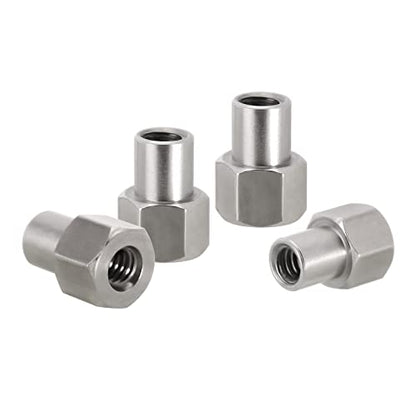 INJORA 2/3/5mm M2 Stainless Steel Long Wheel Nuts for 1/24 Axial SCX24