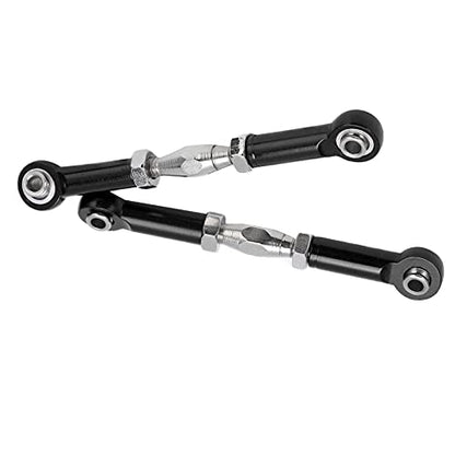 Front Sway Bar Kit with 2.7 inch Aluminum Alloy Arms High Tensile Strength Front Anti Roll Bar Suspension Stabilizer for 1 7 Remote Control Cars Lightweight Sturdy RC (Black) - color: Black